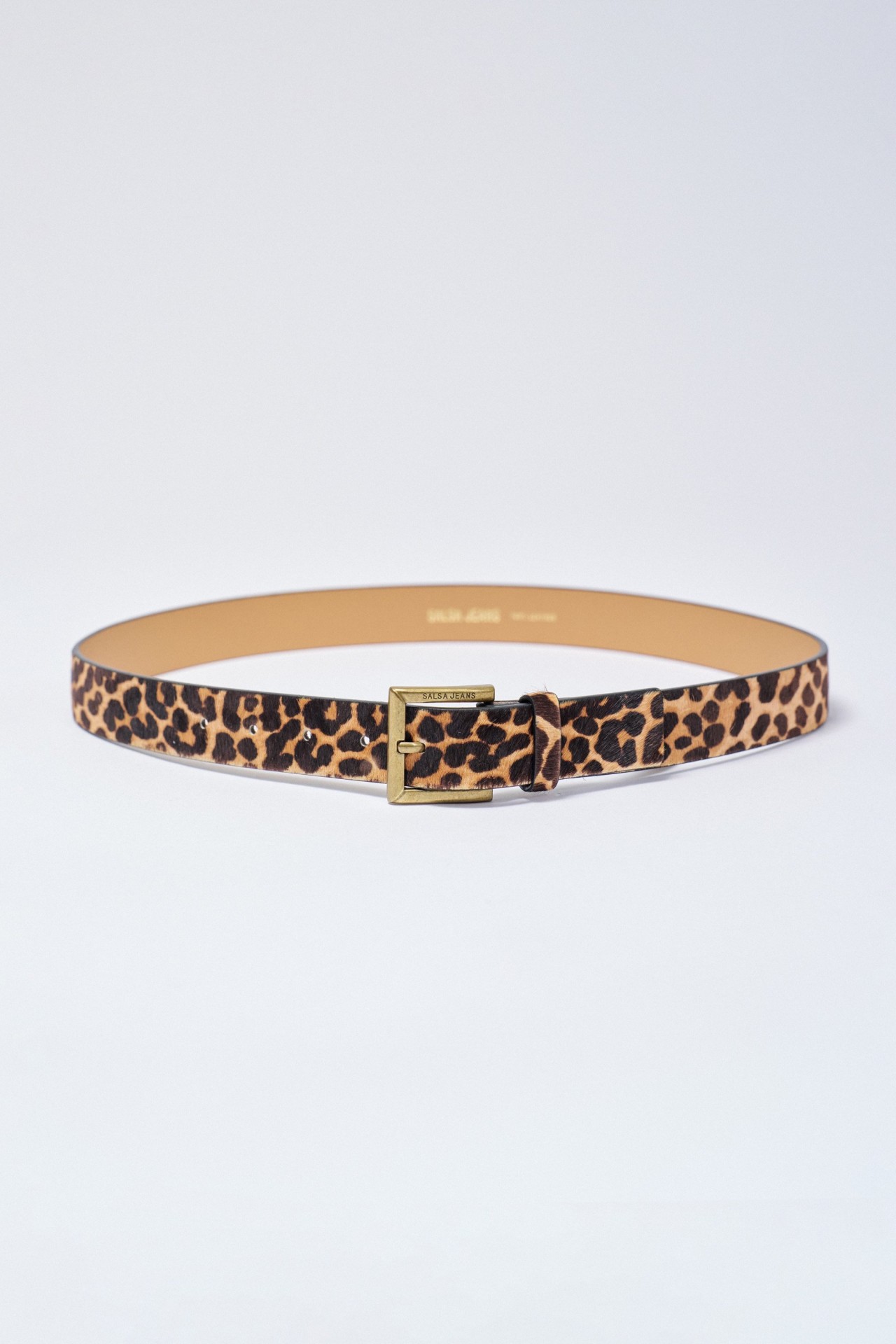 CINTO EM PELE ANIMAL PRINT