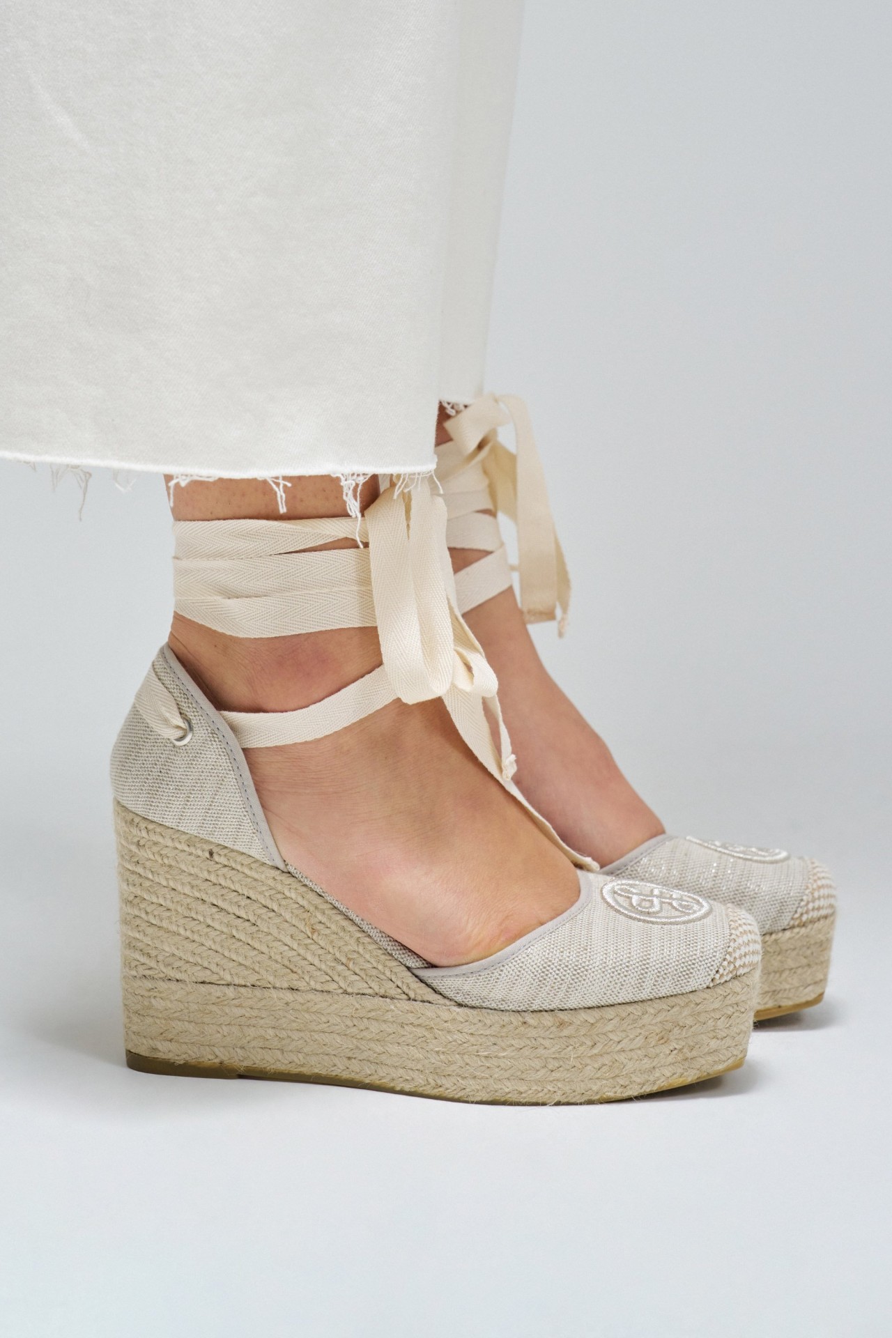 ESPADRILLES AVEC SEMELLE COMPENSE