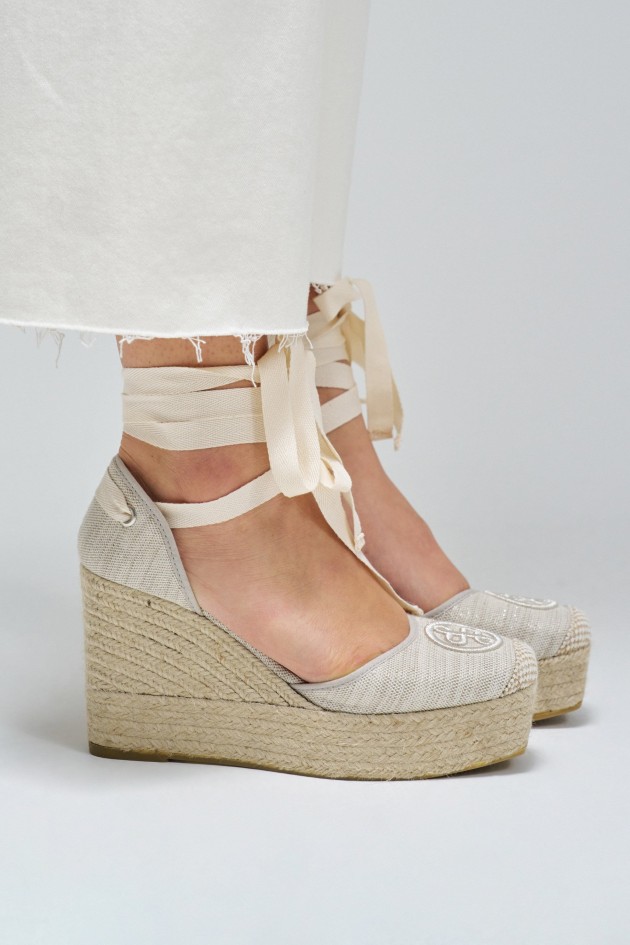 ESPADRILLES WITH WEDGE HEEL