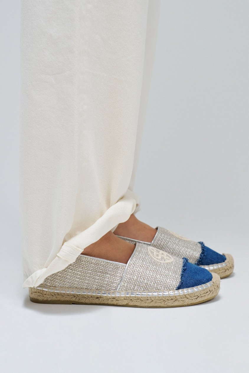 ESPADRILLES WITH DENIM DETAIL