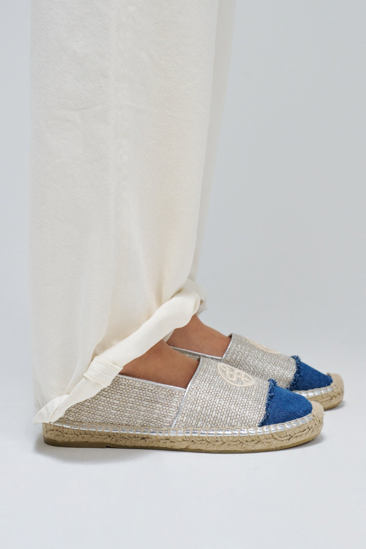 ESPADRILLES AVEC DTAILS EN DENIM