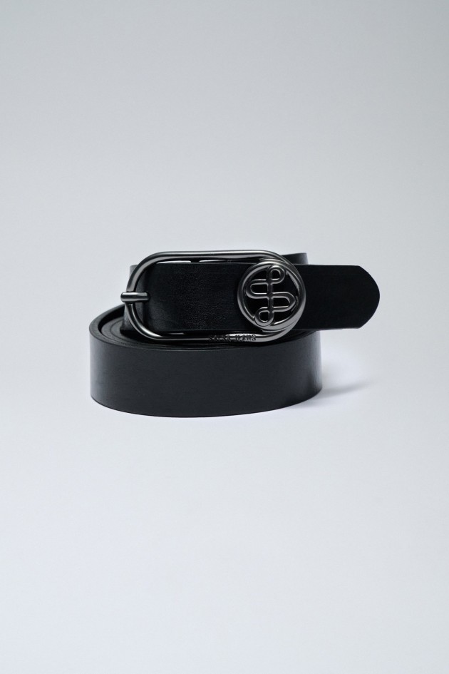 LEATHER BELT WITH BRANDING