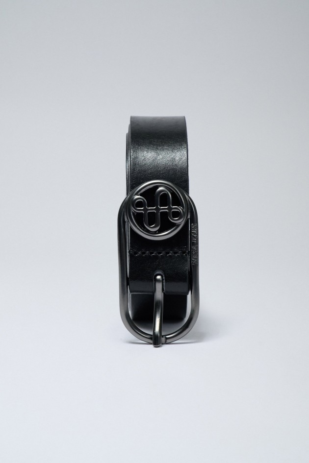 LEATHER BELT WITH BRANDING