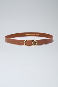 LEATHER BELT WITH BRANDING