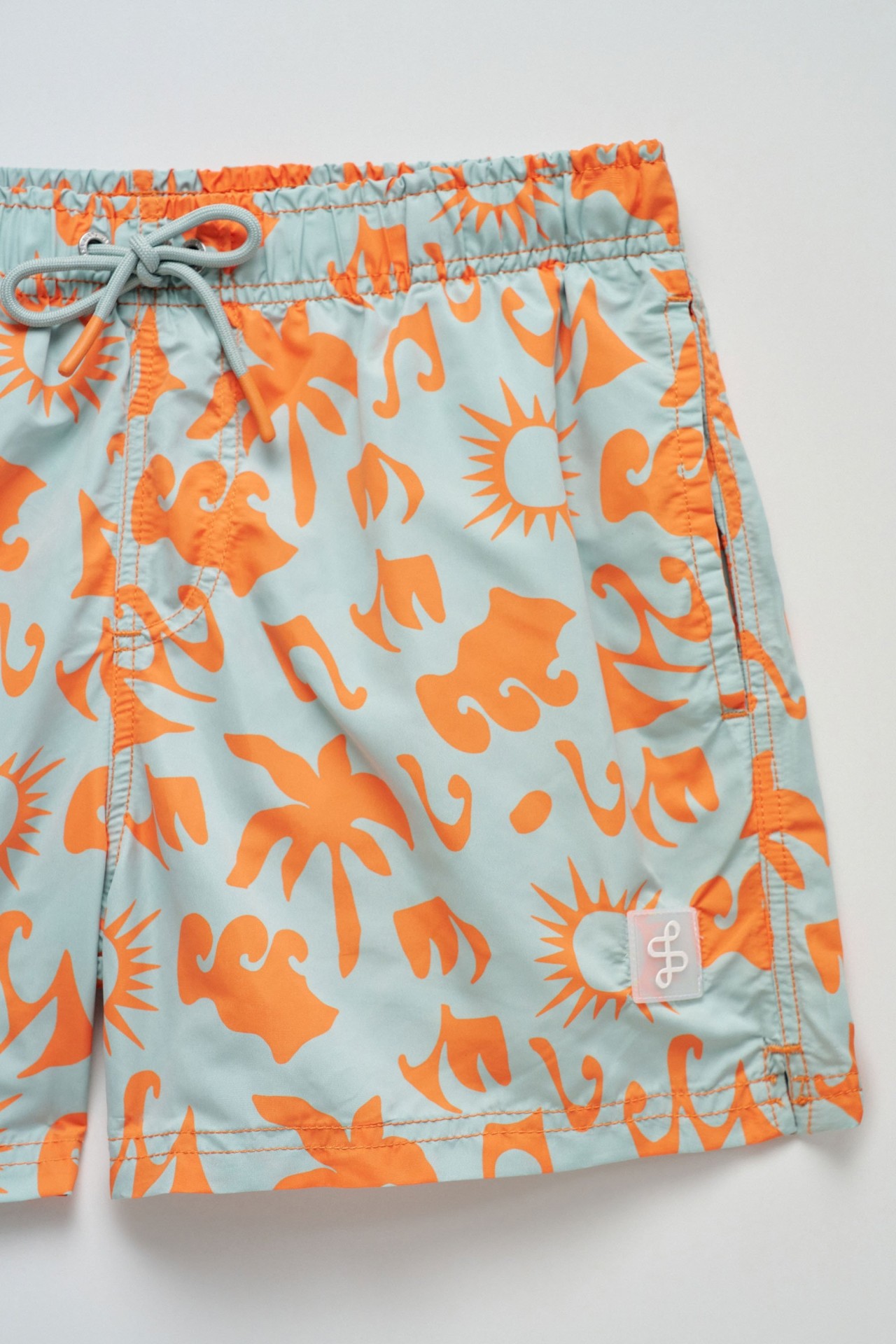 SWIM SHORTS WITH PATTERN
