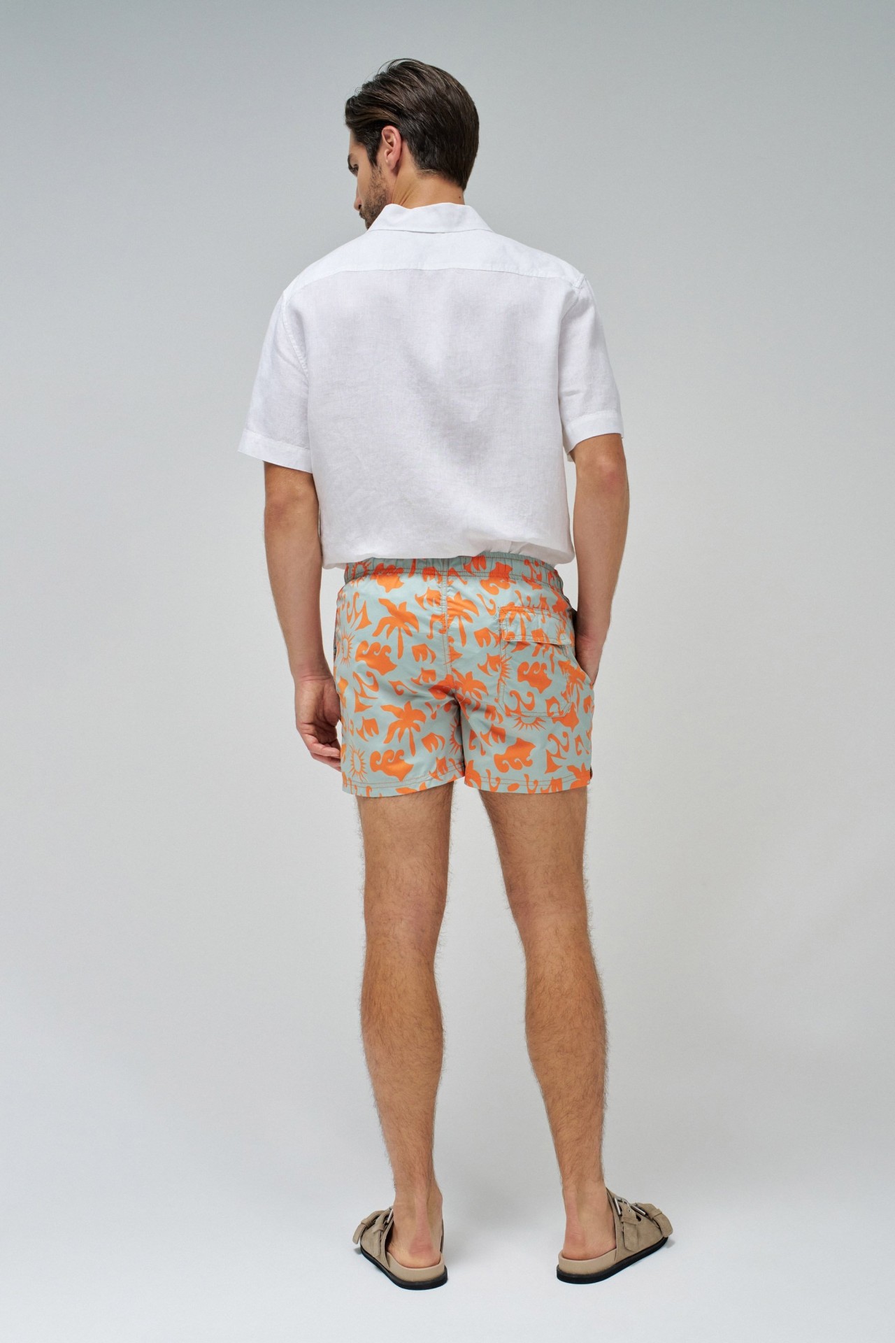 SWIM SHORTS WITH PATTERN