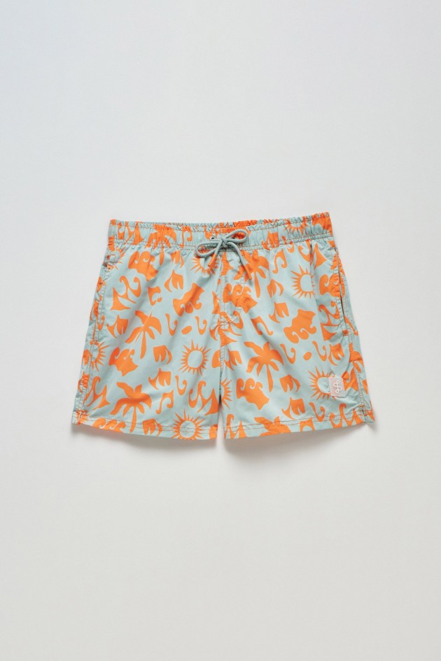 SWIM SHORTS WITH PATTERN