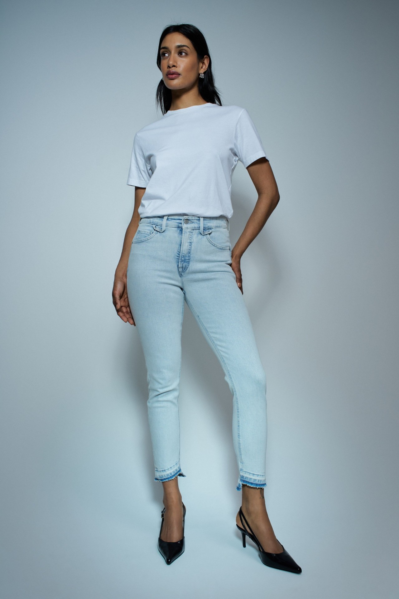 JEAN FAITH PUSH IN CROPPED SKINNY