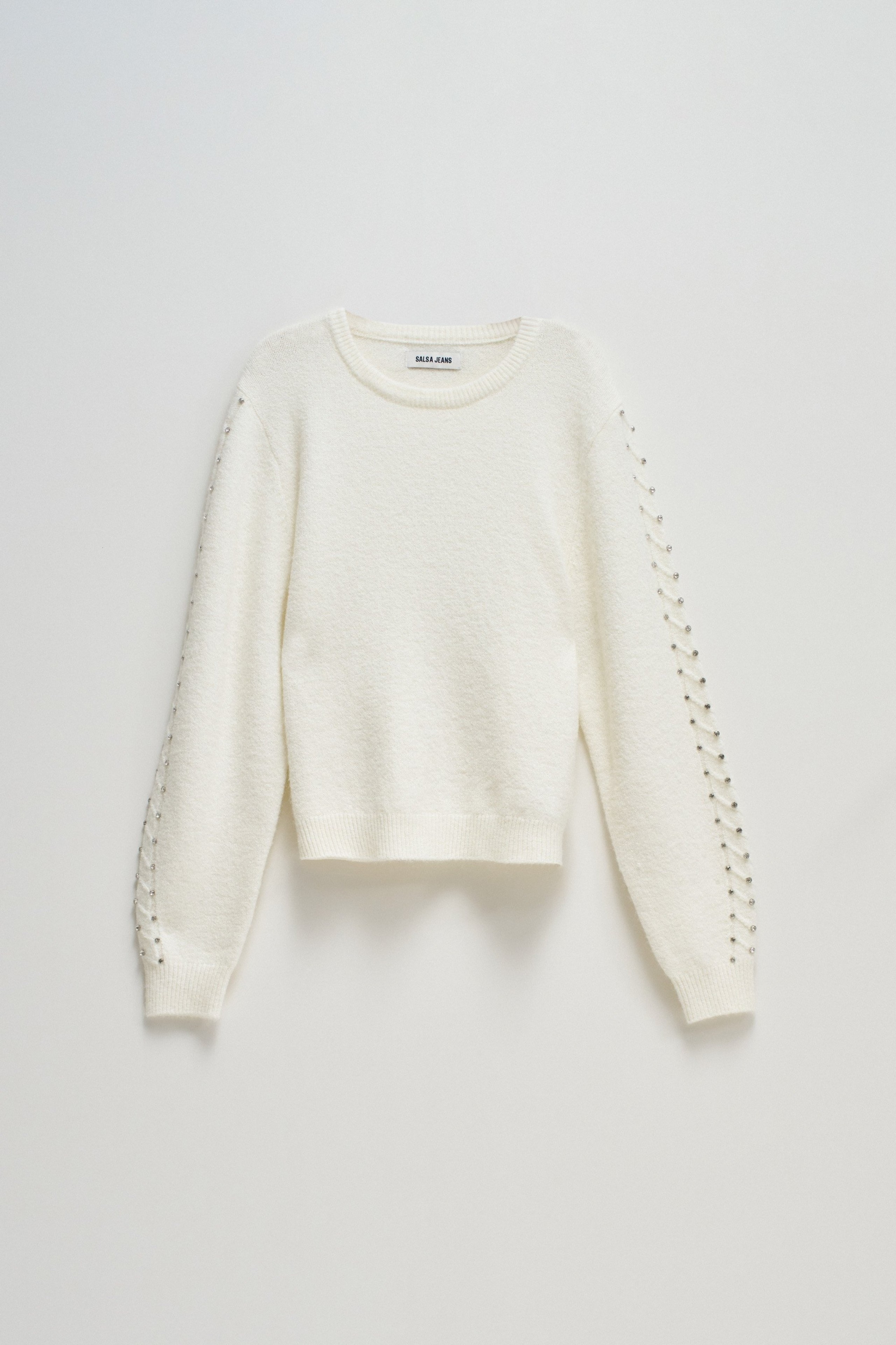 STRICKPULLOVER MIT GLITZERDETAIL