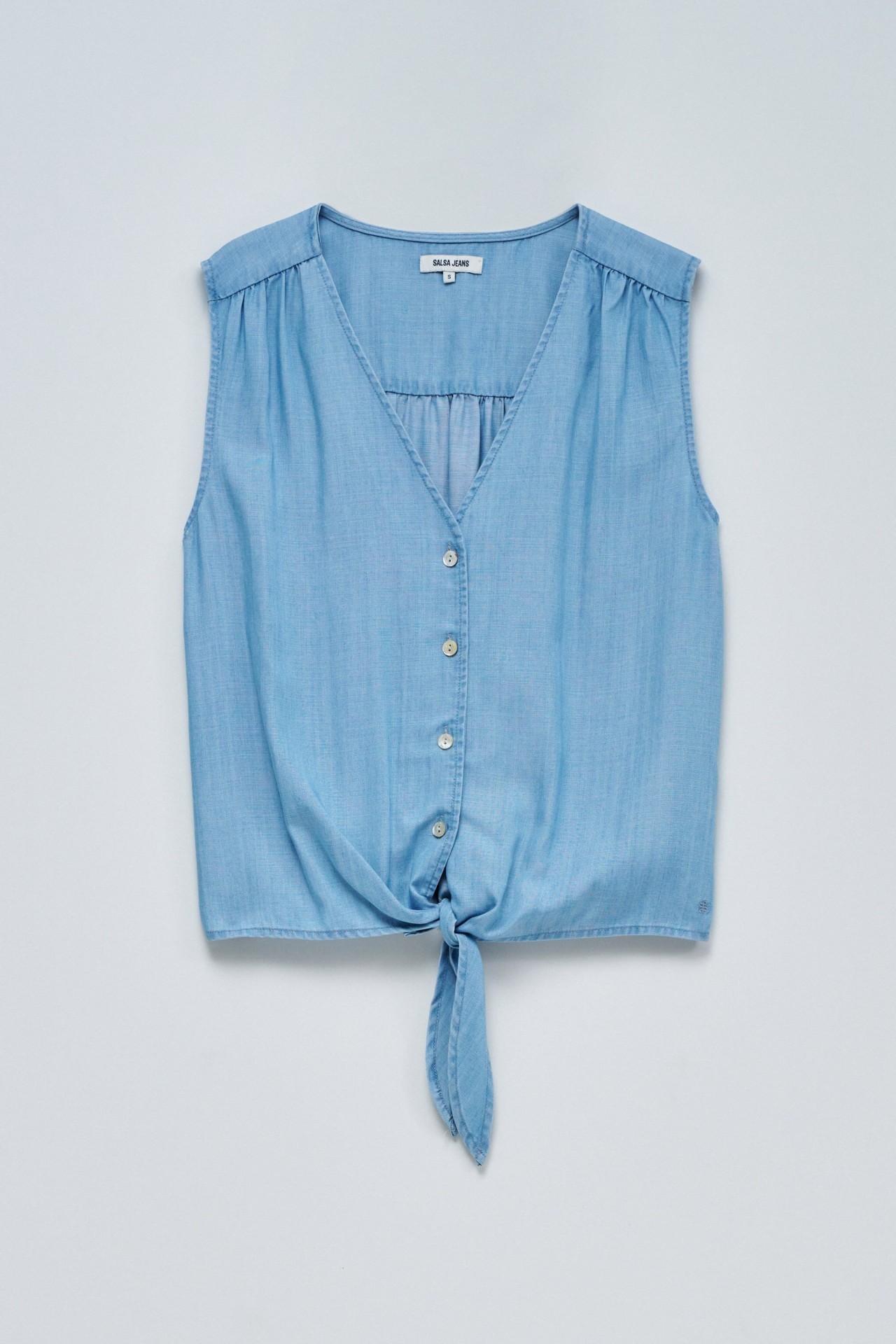 LIGHTDENIM BLOUSE