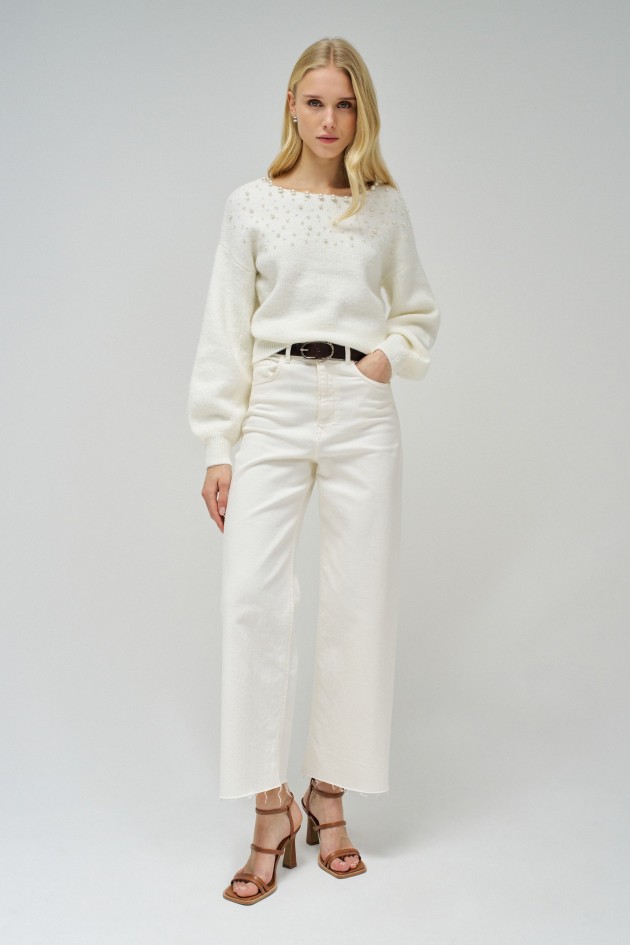 CAMISOLA COM PÉROLAS