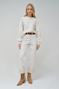 SWEATSHIRT COM BRILHO LUREX