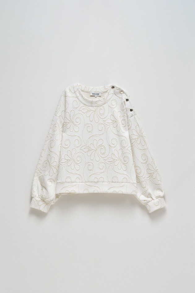 SWEATSHIRT COM BRILHO LUREX