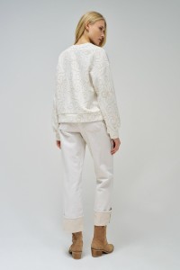 SWEATSHIRT COM BRILHO LUREX