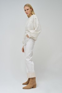SWEATSHIRT COM BRILHO LUREX
