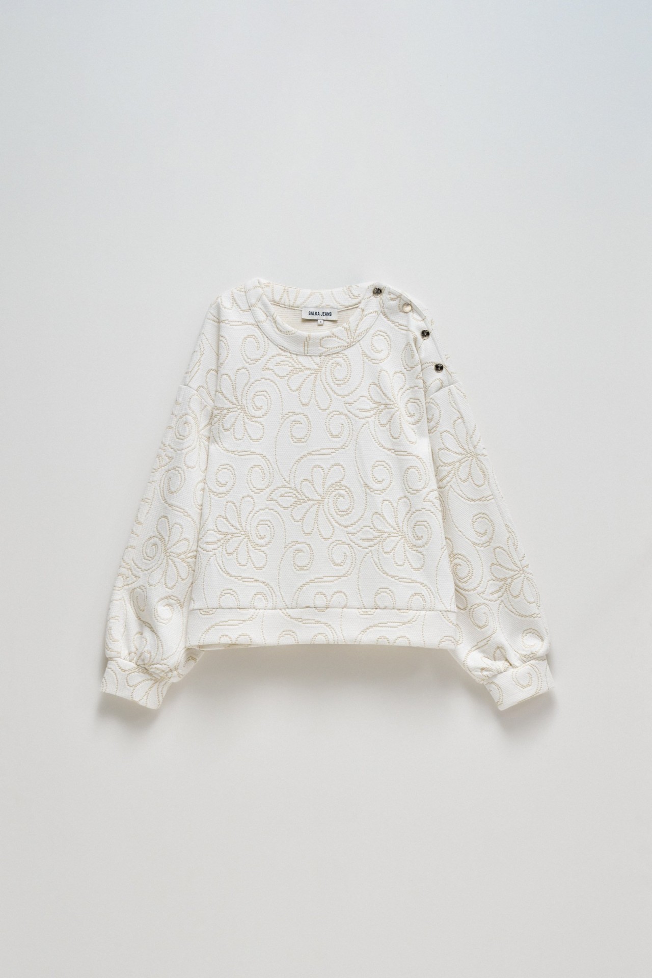 SUDADERA CON BRILLO LUREX