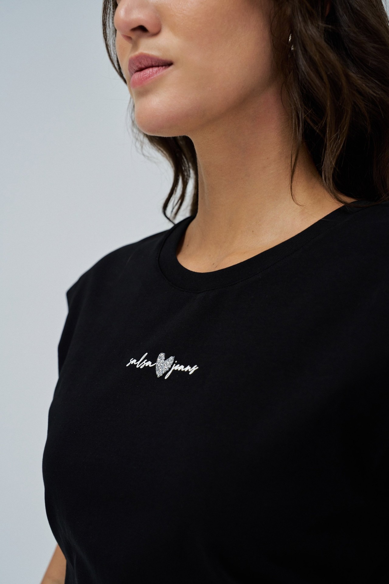 T-SHIRT COM FRANZIDO