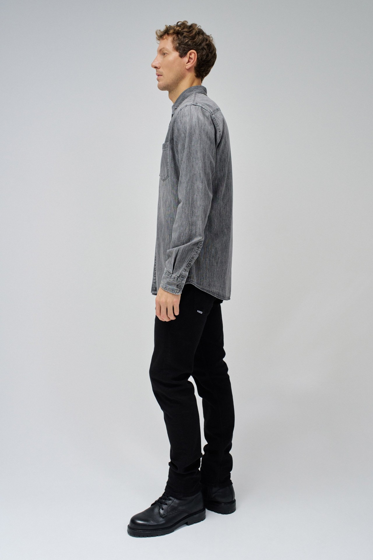 REGULAR FIT DENIM SHIRT