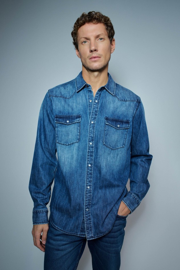 CHEMISE EN JEAN COUPE REGULAR