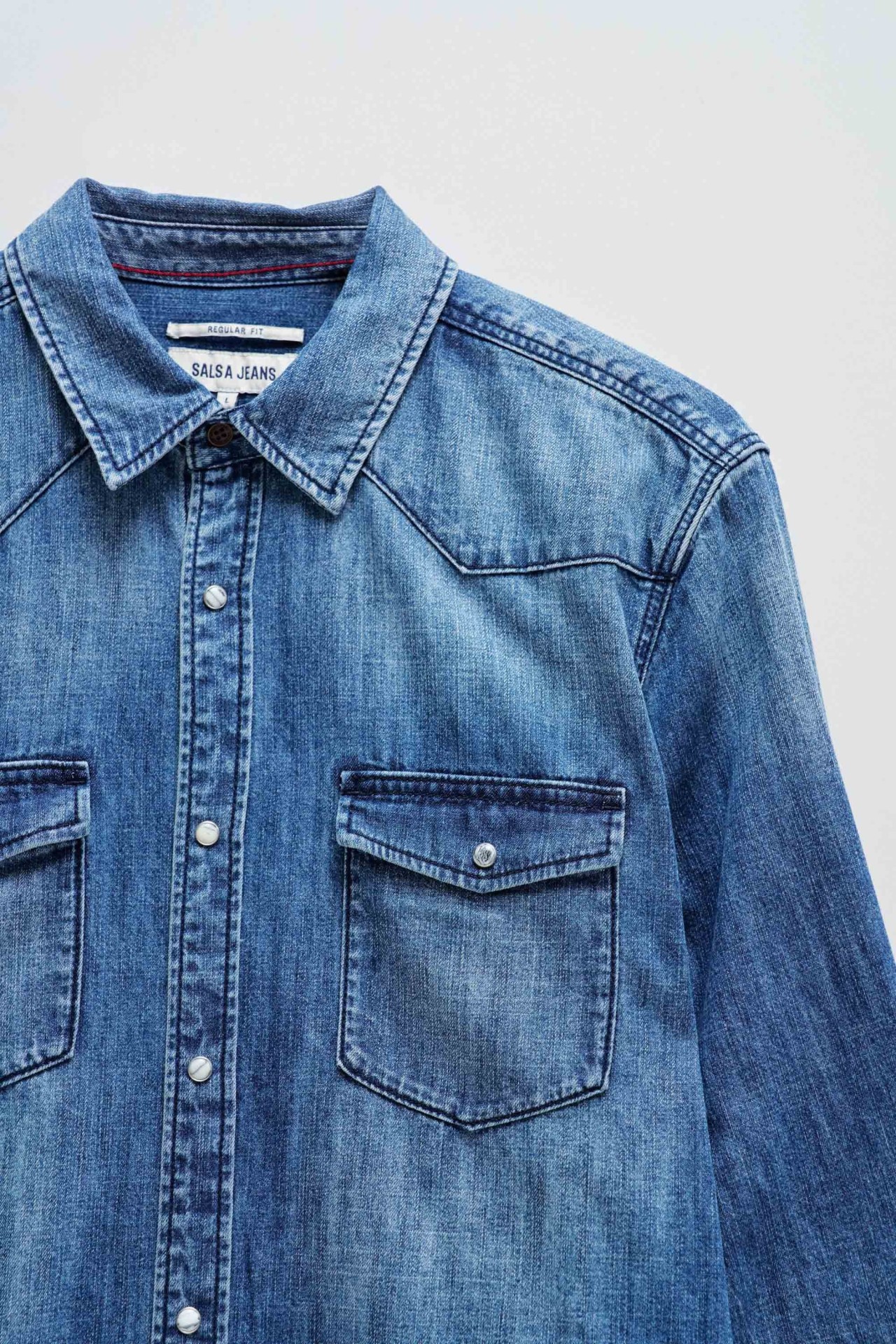 REGULAR FIT DENIM SHIRT