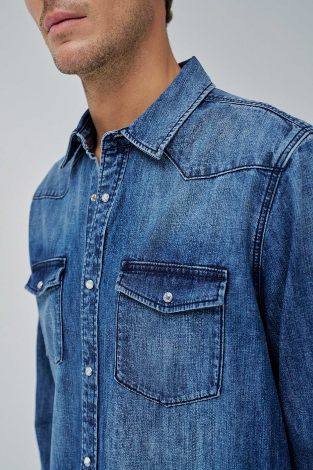 CHEMISE EN JEAN COUPE REGULAR