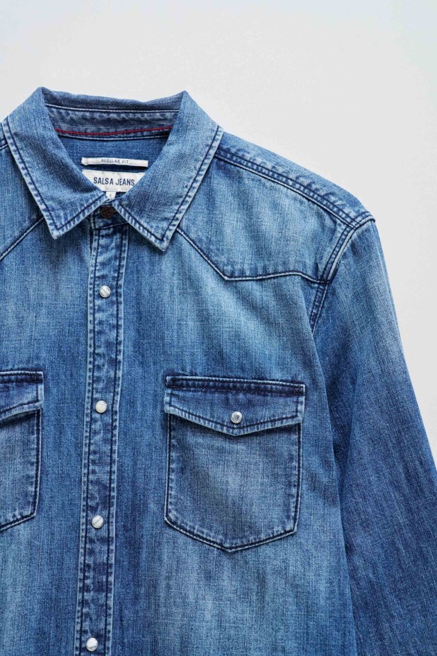 CHEMISE EN JEAN COUPE REGULAR