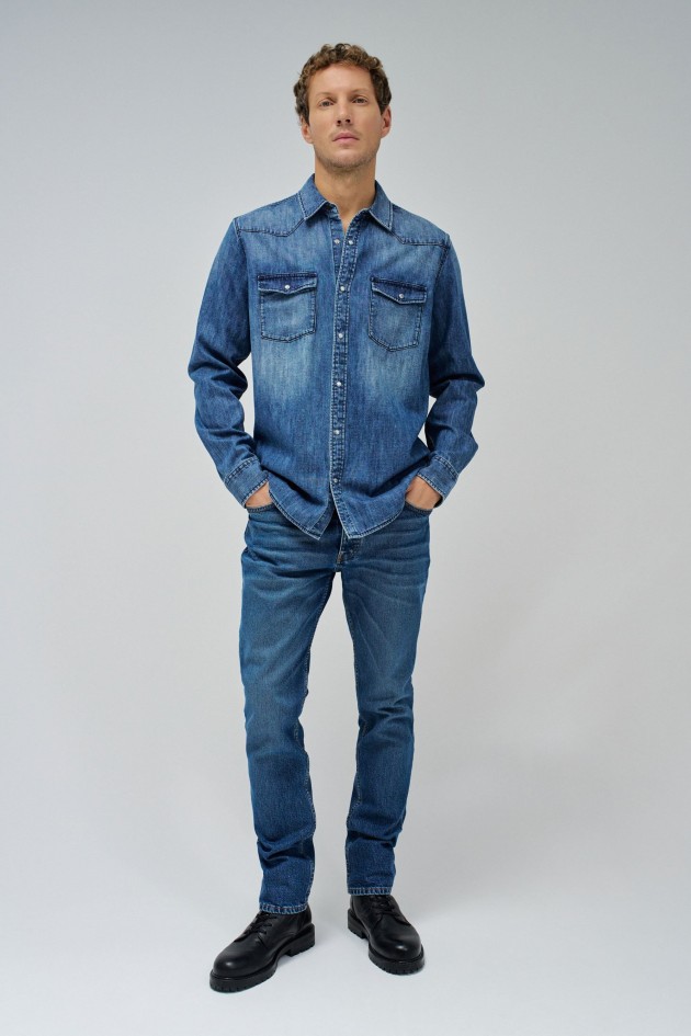 CHEMISE EN JEAN COUPE REGULAR