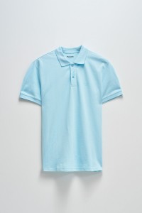 POLOSHIRT MIT MARKENDETAIL
