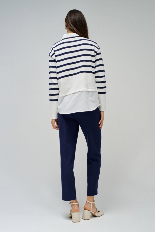 CAMISETA COMBINADA CON CAMISA