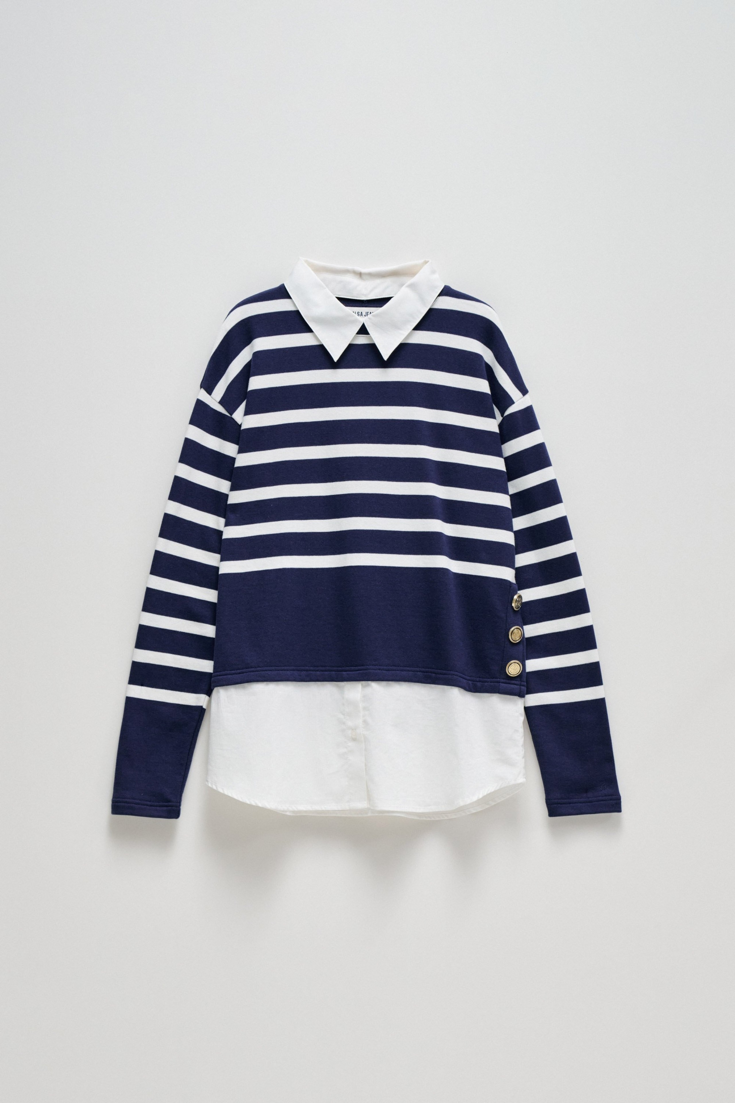 CAMISOLA COMBINADA COM CAMISA