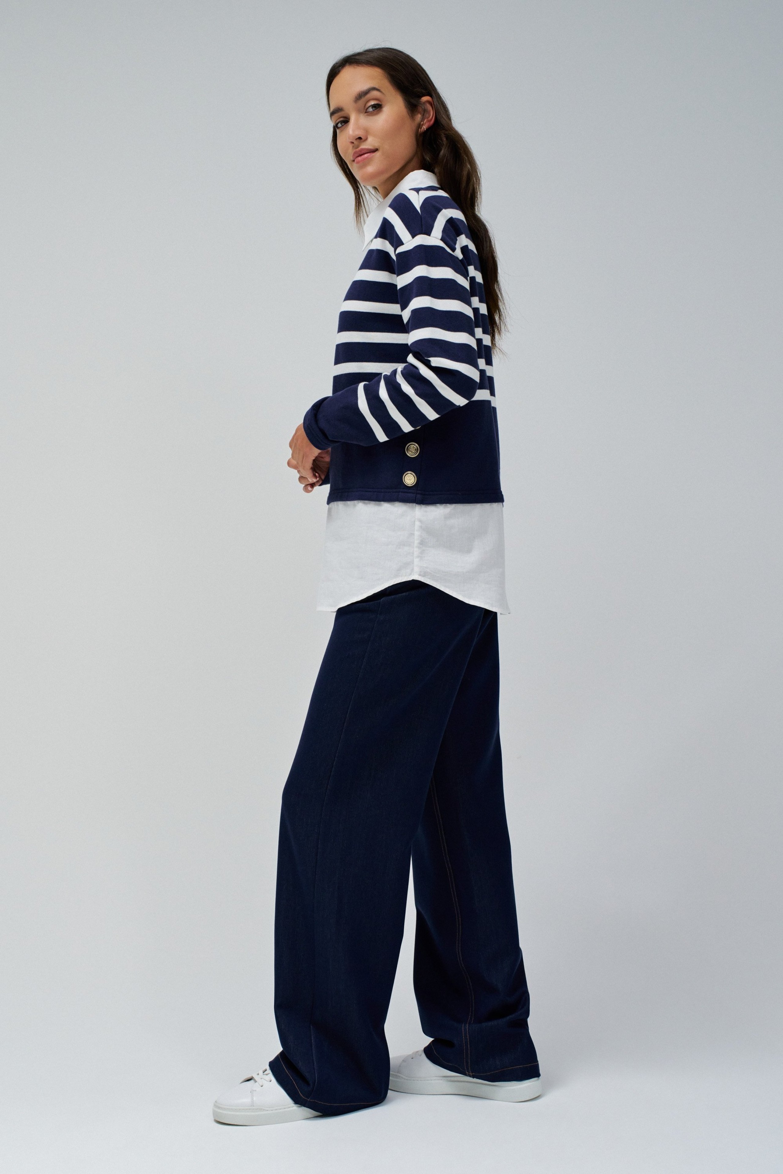 CAMISOLA COMBINADA COM CAMISA