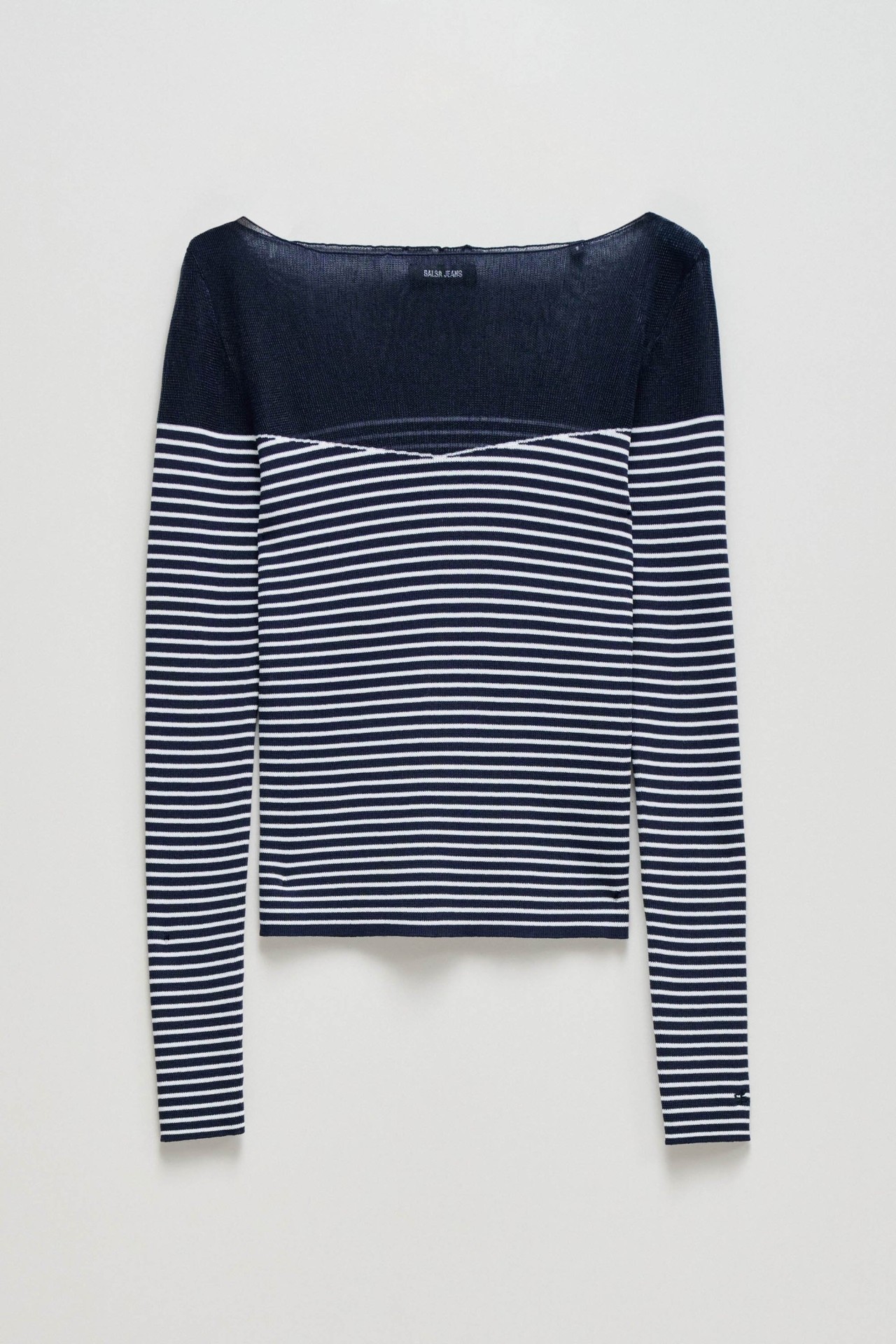 SWEATER WITH TRANSPARENCY