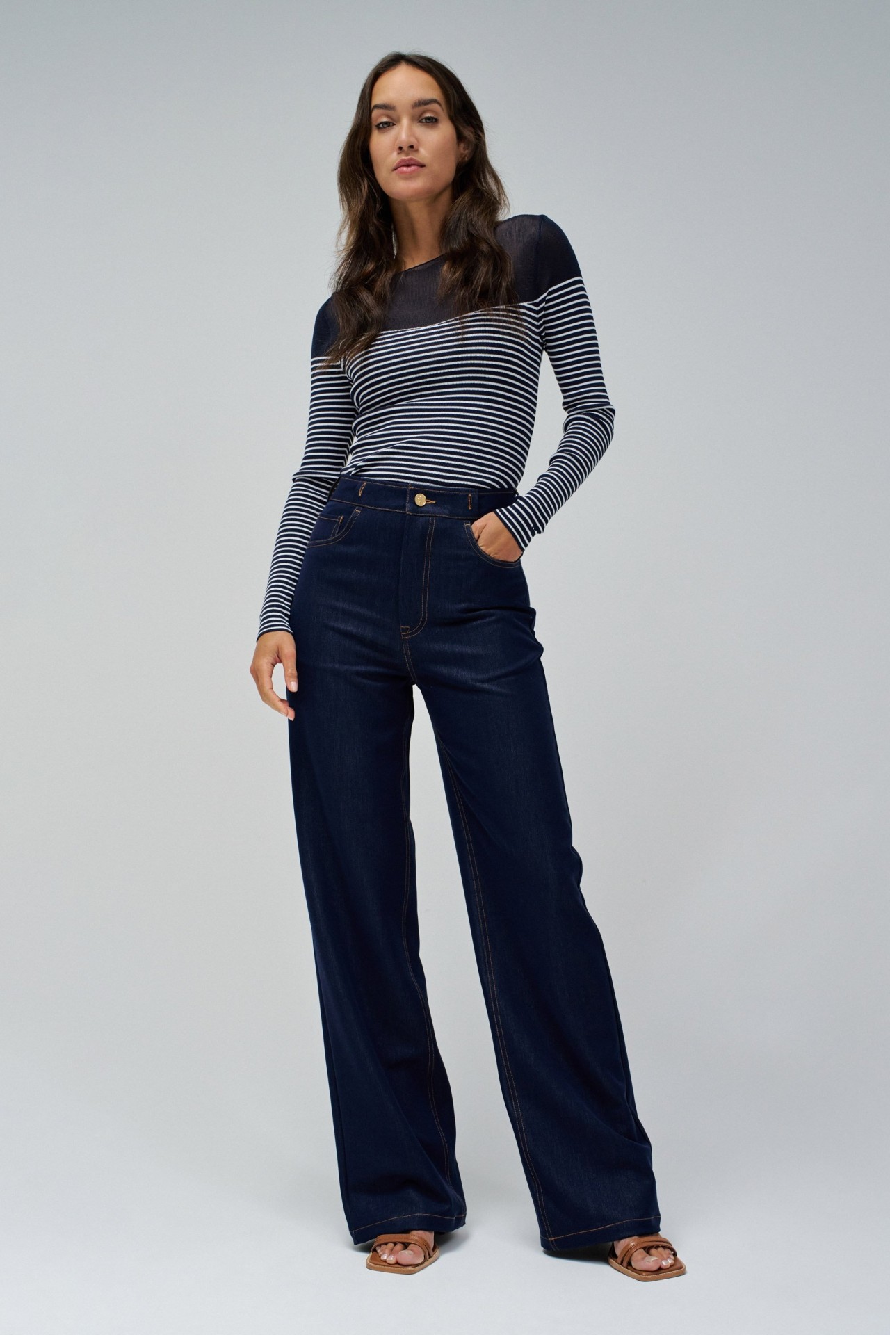 SWEATER WITH TRANSPARENCY