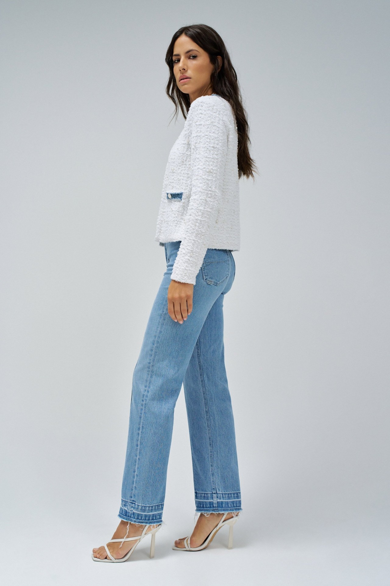 CARDIGAN AVEC PERLES ET BRILLANTS