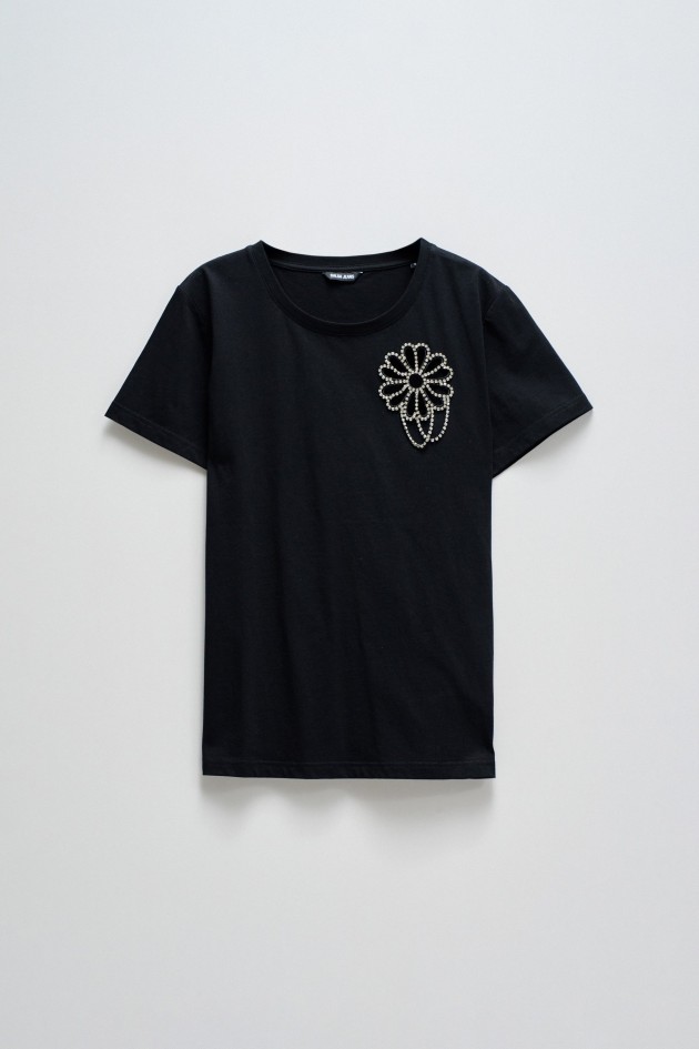 FLORAL CUT-OUT T-SHIRT