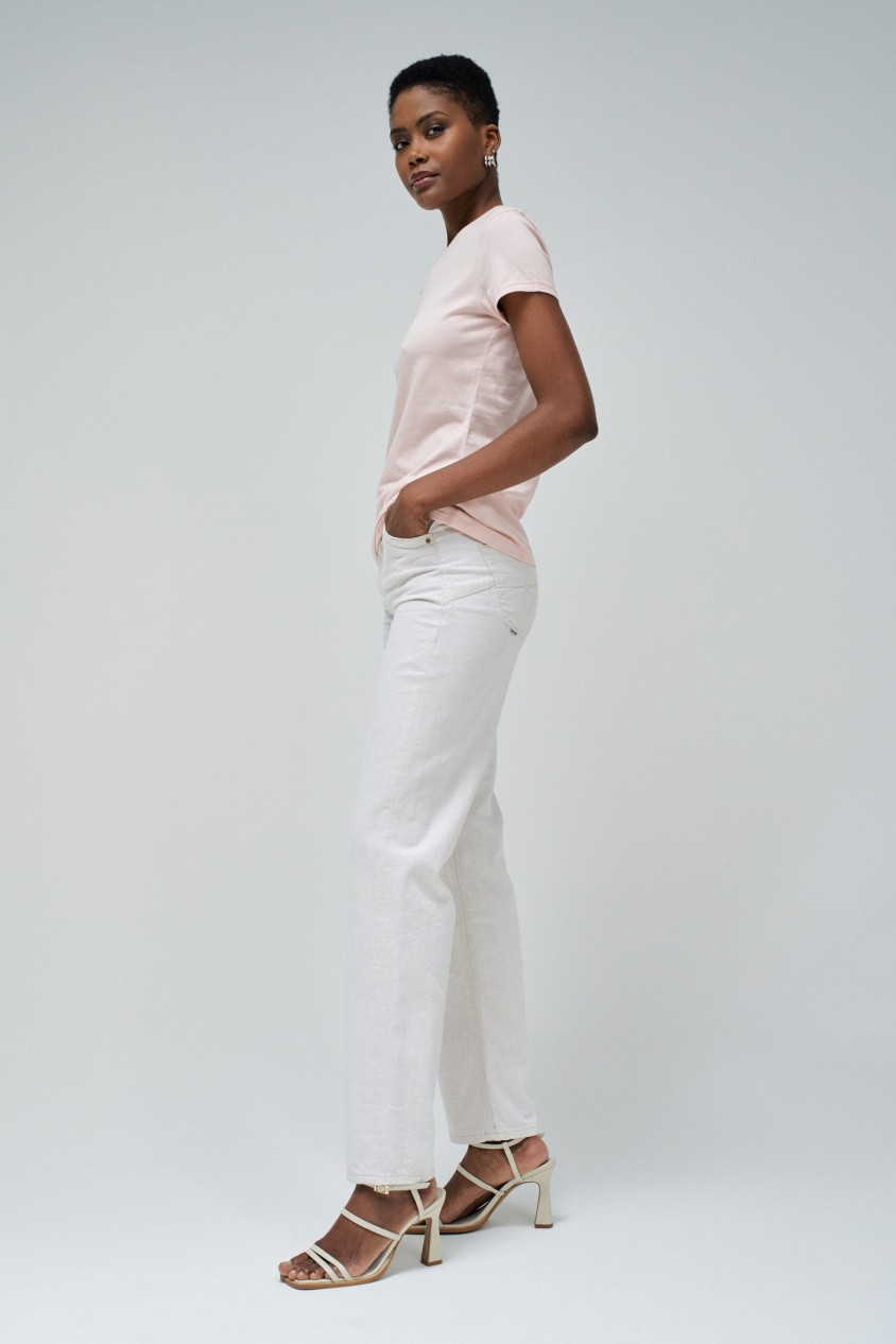 T-SHIRT AVEC APPLICATIONS BRILLANTES