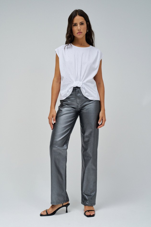 T-SHIRT COM BRILHANTES