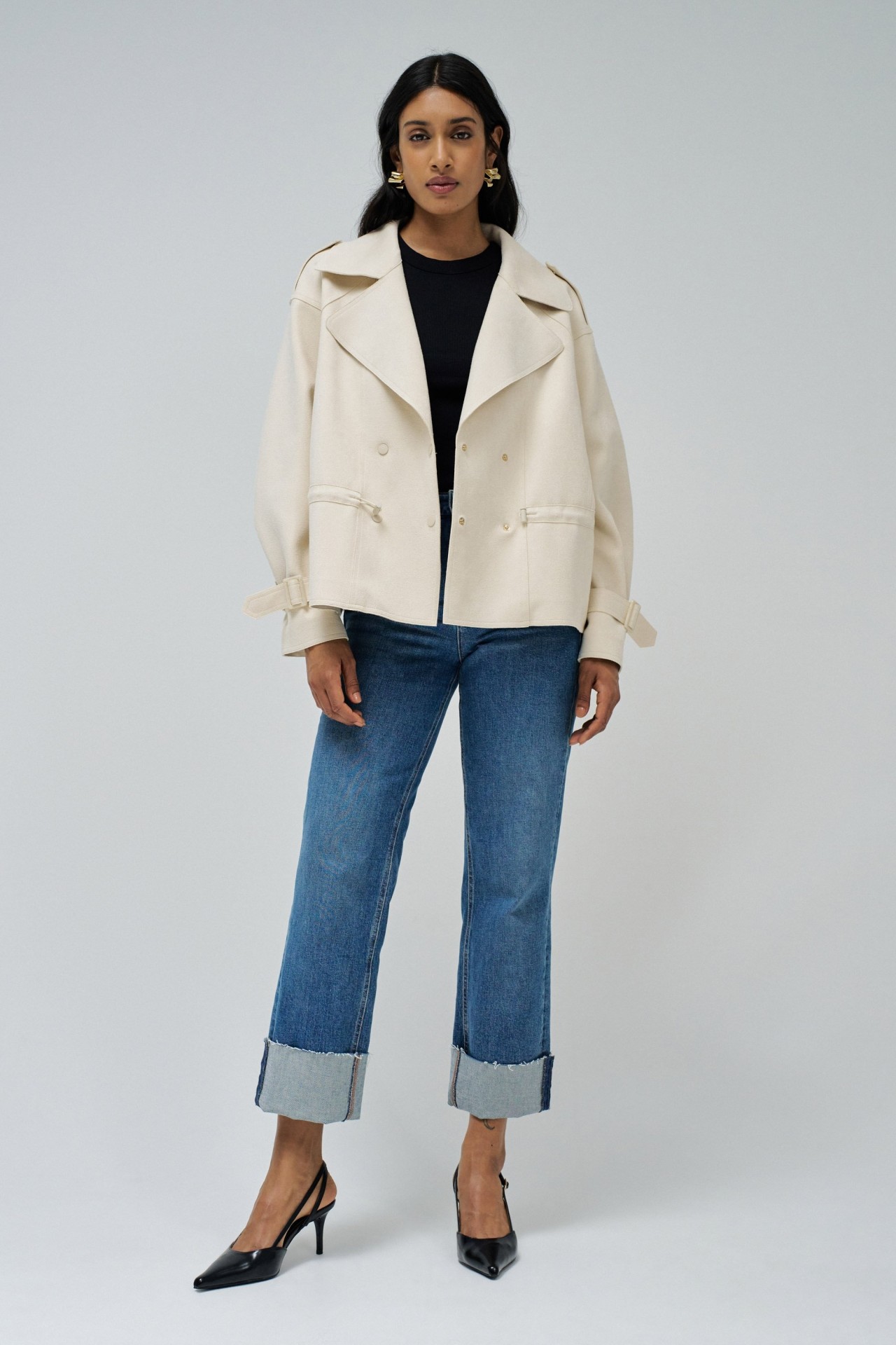 PARKA ANTILLUVIA CON EFECTO ANTE