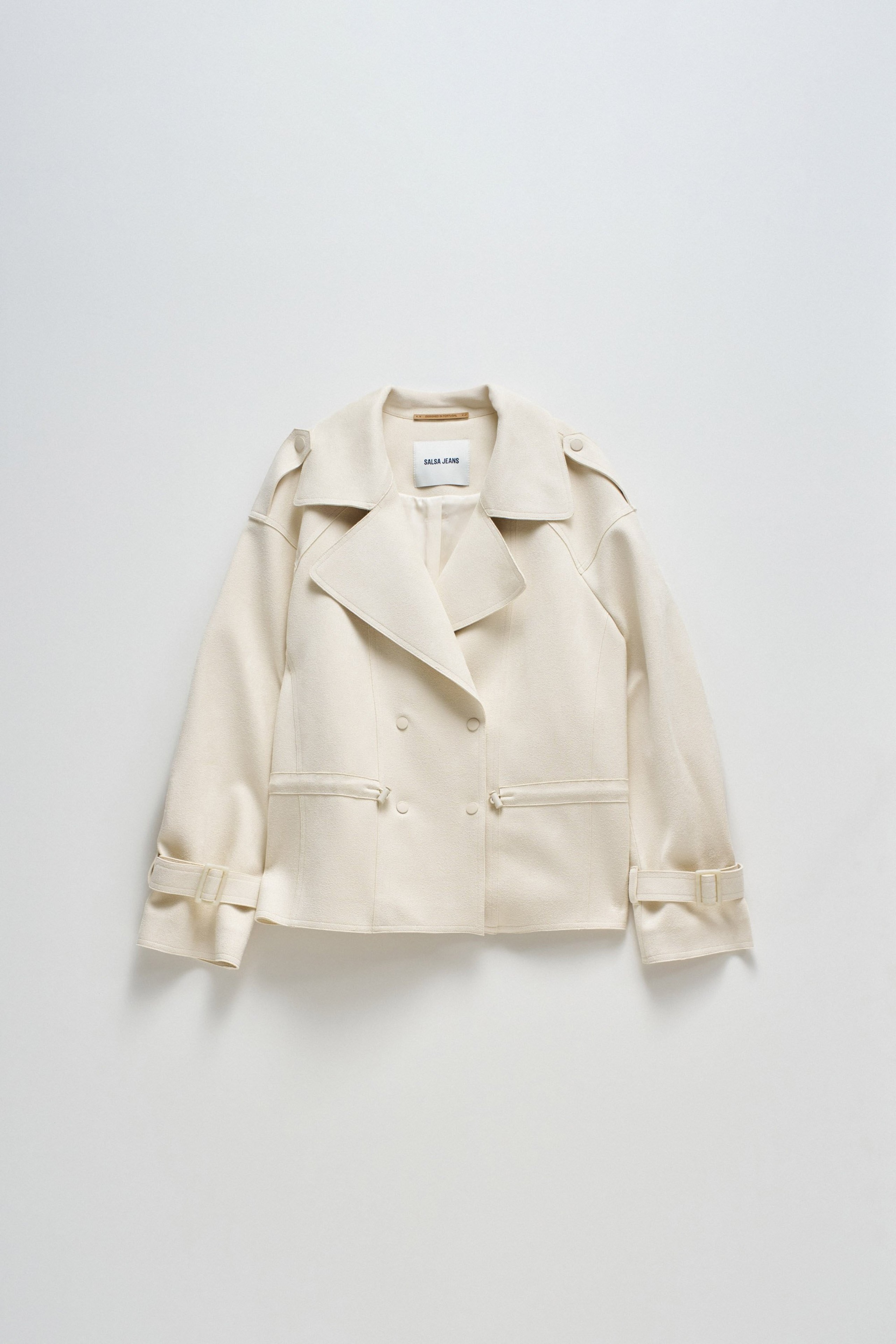 WASSERABWEISENDER PARKA IN WILDLEDEROPTIK