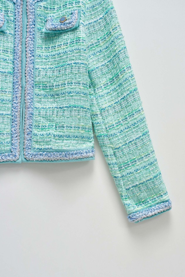CHAQUETA DE TWEED DE COLORES