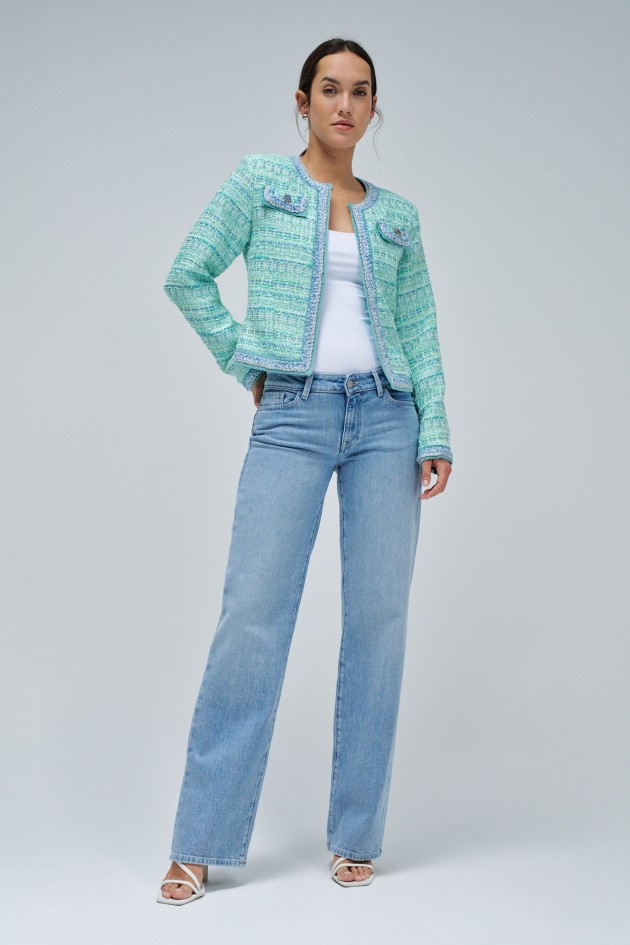 CHAQUETA DE TWEED DE COLORES