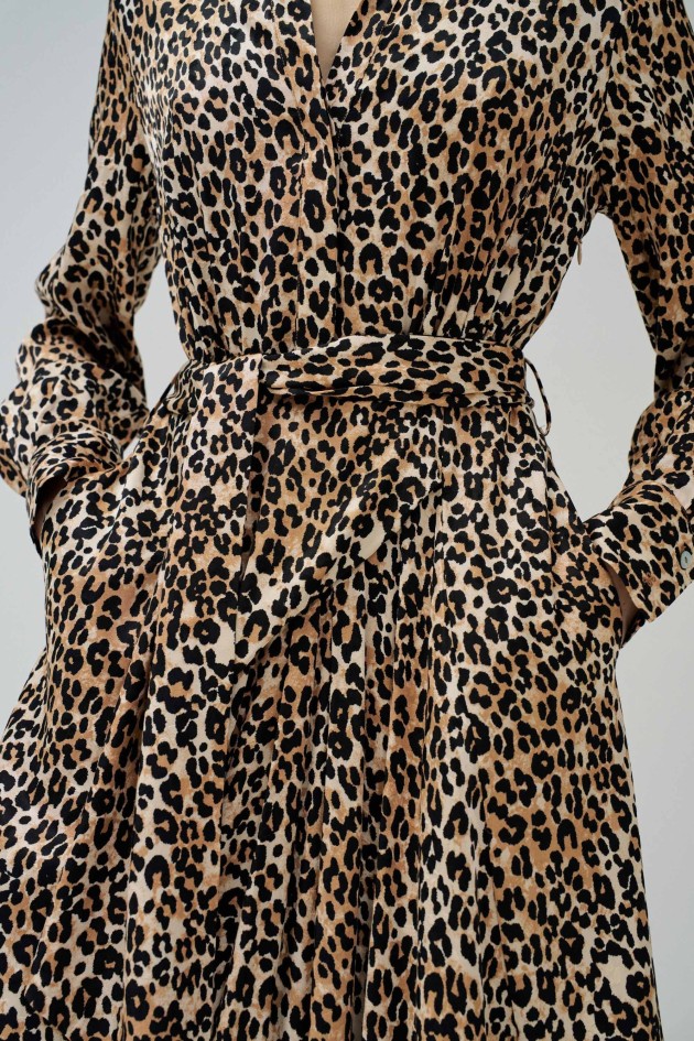 ROBE CHEMISIER EMPRIMÉ ANIMALIER