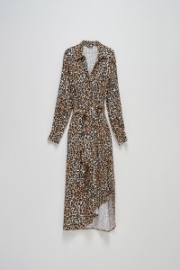 SHIRT DRESS ANIMAL PRINT