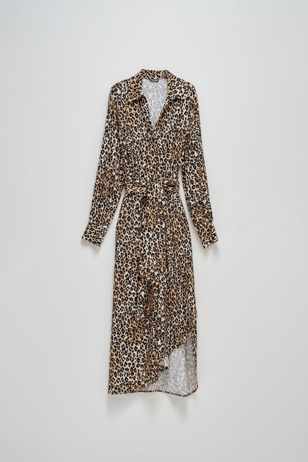 ROBE CHEMISIER EMPRIMÉ ANIMALIER