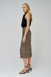 ANIMAL PRINT SKIRT
