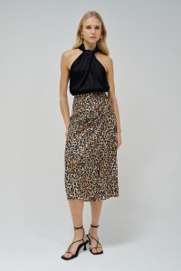 ANIMAL PRINT SKIRT