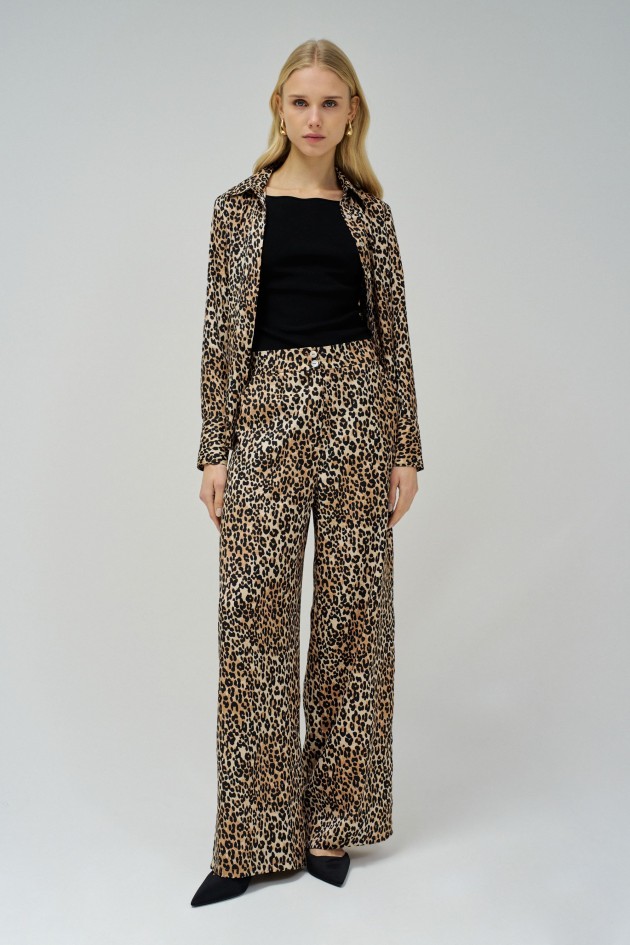 STRAIGHT HOSEN AUS STOFF