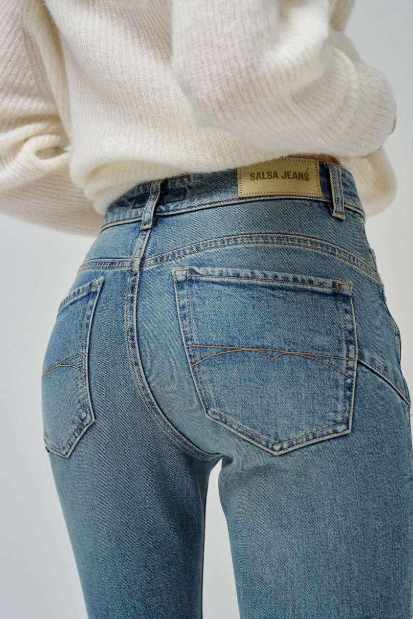 VAQUEROS FAITH PUSH IN CROPPED SLIM