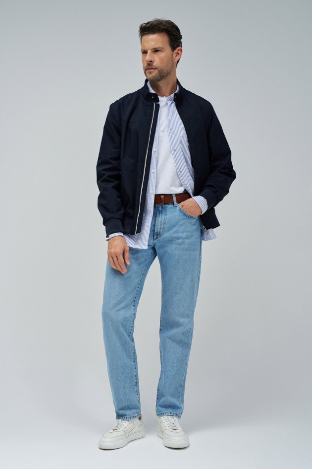 TROUSERS STRAIGHT LIGHT WASH