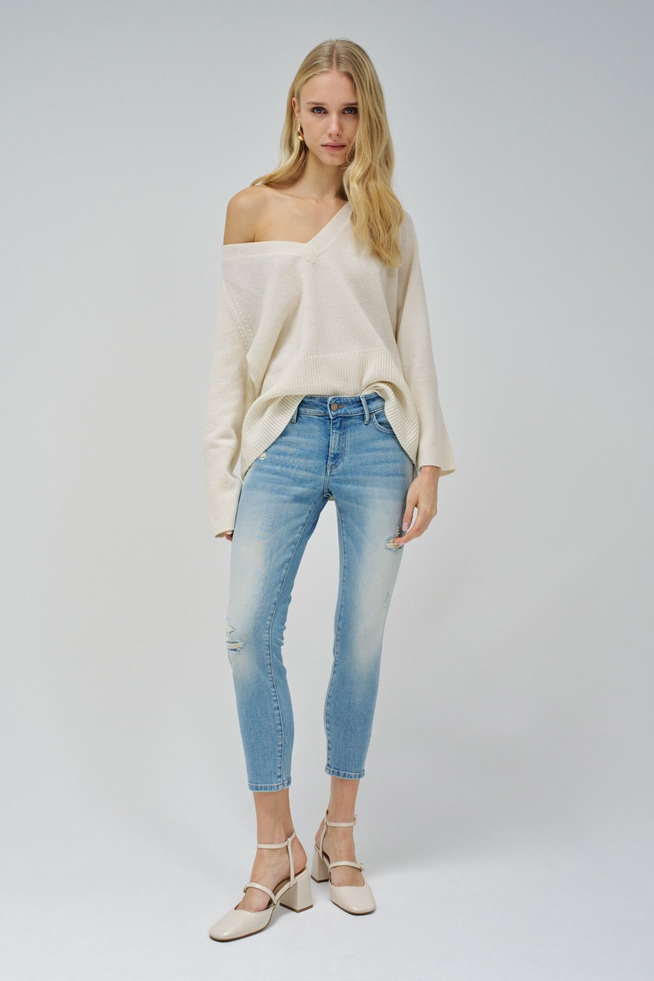 JEANS WONDER PUSH UP CROPPED SKINNY